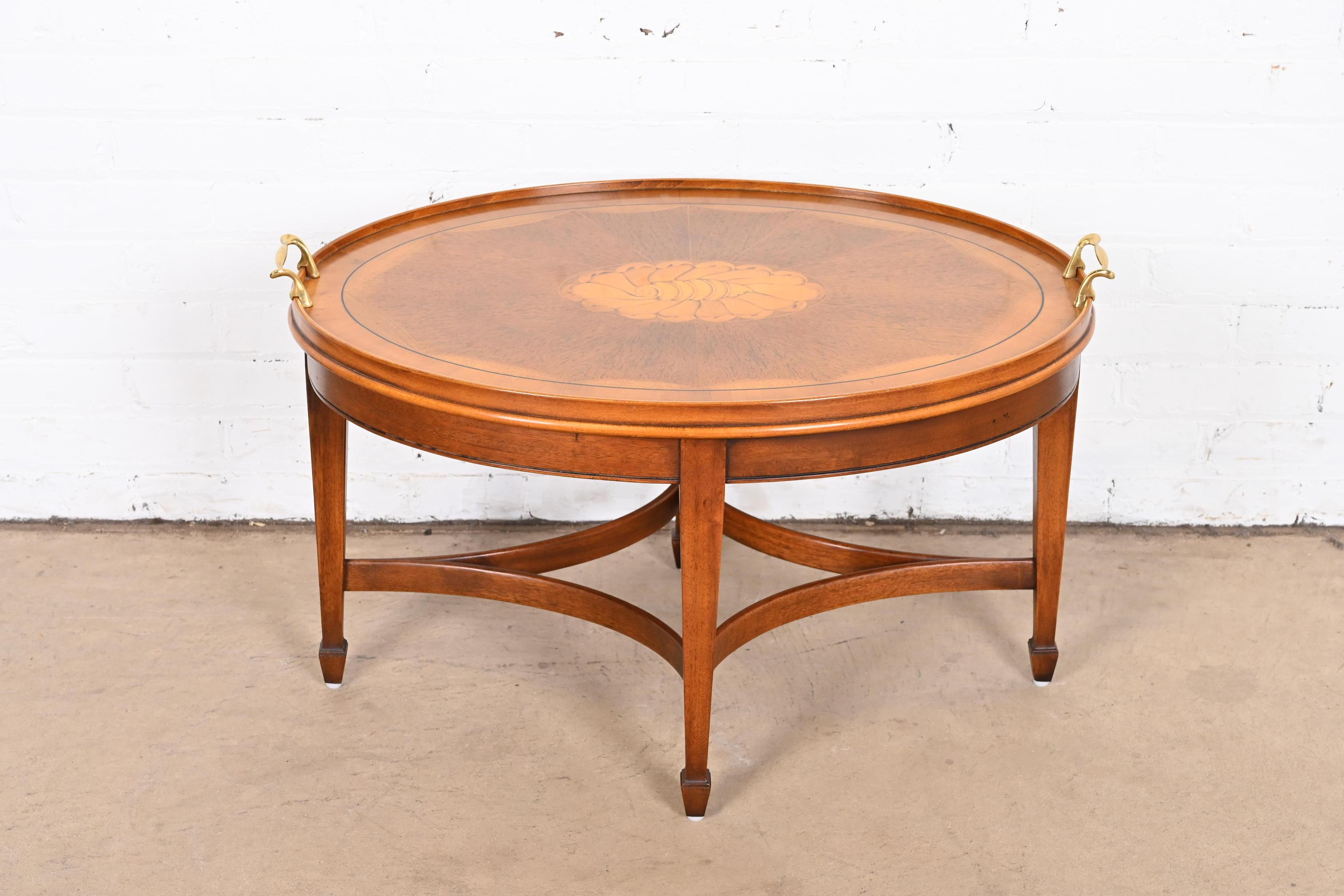 An exceptional Federal or Georgian style coffee or tea table

By Henredon, 