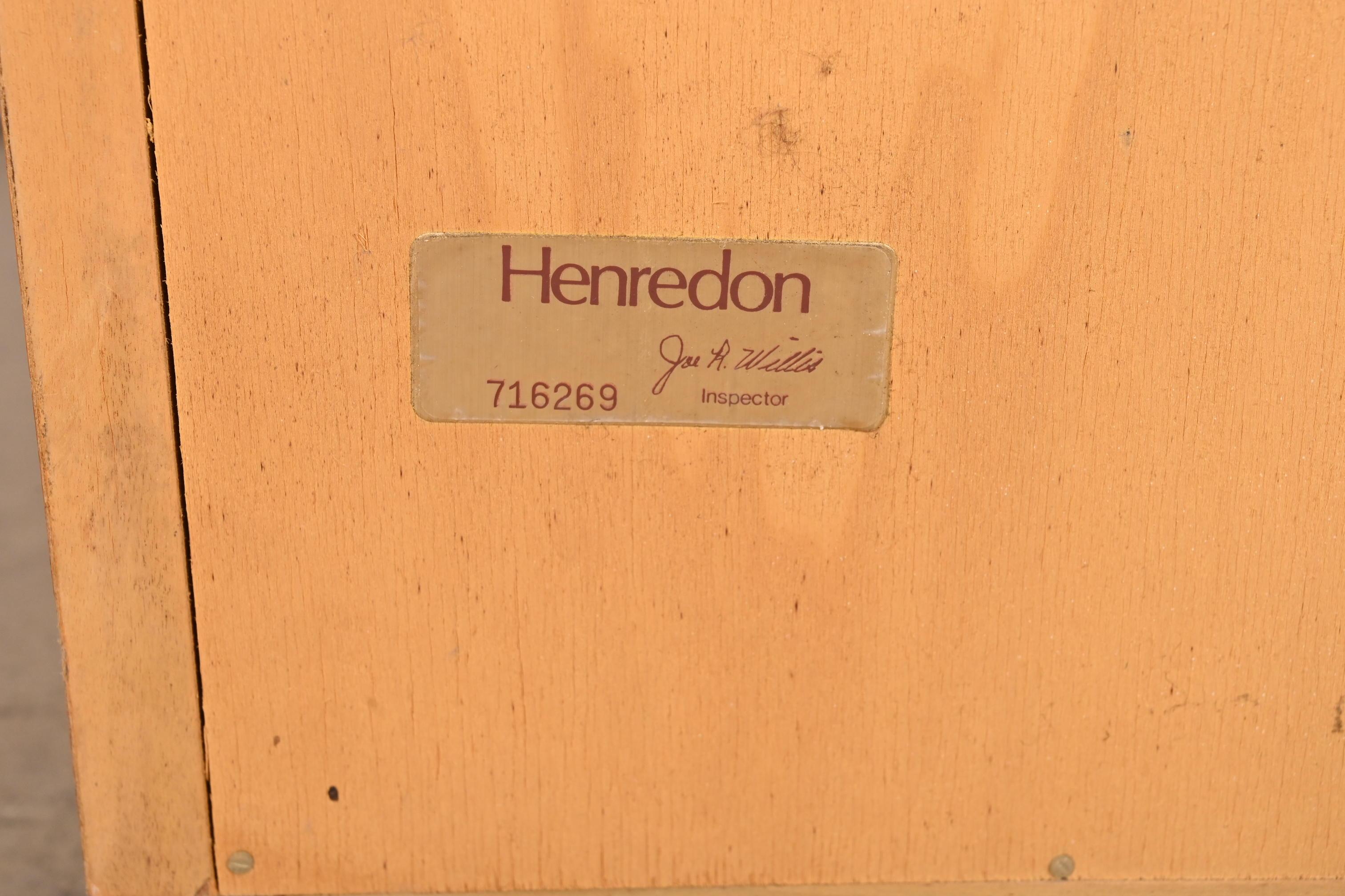 Henredon Hollywood Regency Campaign Armoire Dresser or Gentleman's Chest 12