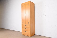 Henredon Hollywood Regency Campaign Armoire Dresser or Gentleman's Chest