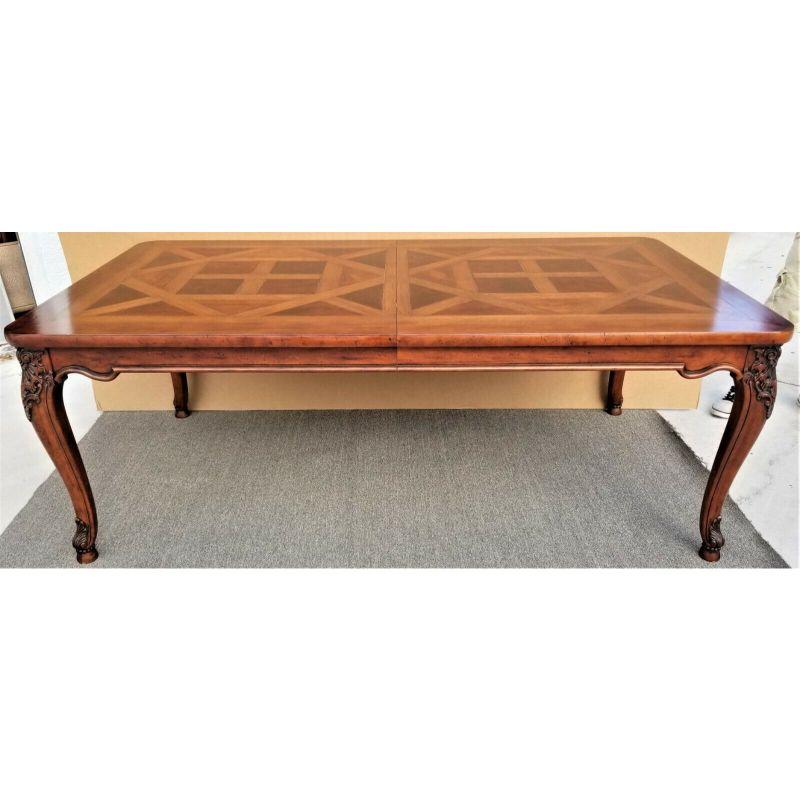 Offering One Of Our Recent Palm Beach Estate Fine Furniture Acquisitions Of A 
Henredon Italian Alfresco Style Solid Mahogany Ding Table With 1 Leaf

Approximate Measurements
83