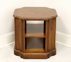 Henredon Late 20th Century Walnut Accent Table with Shelves