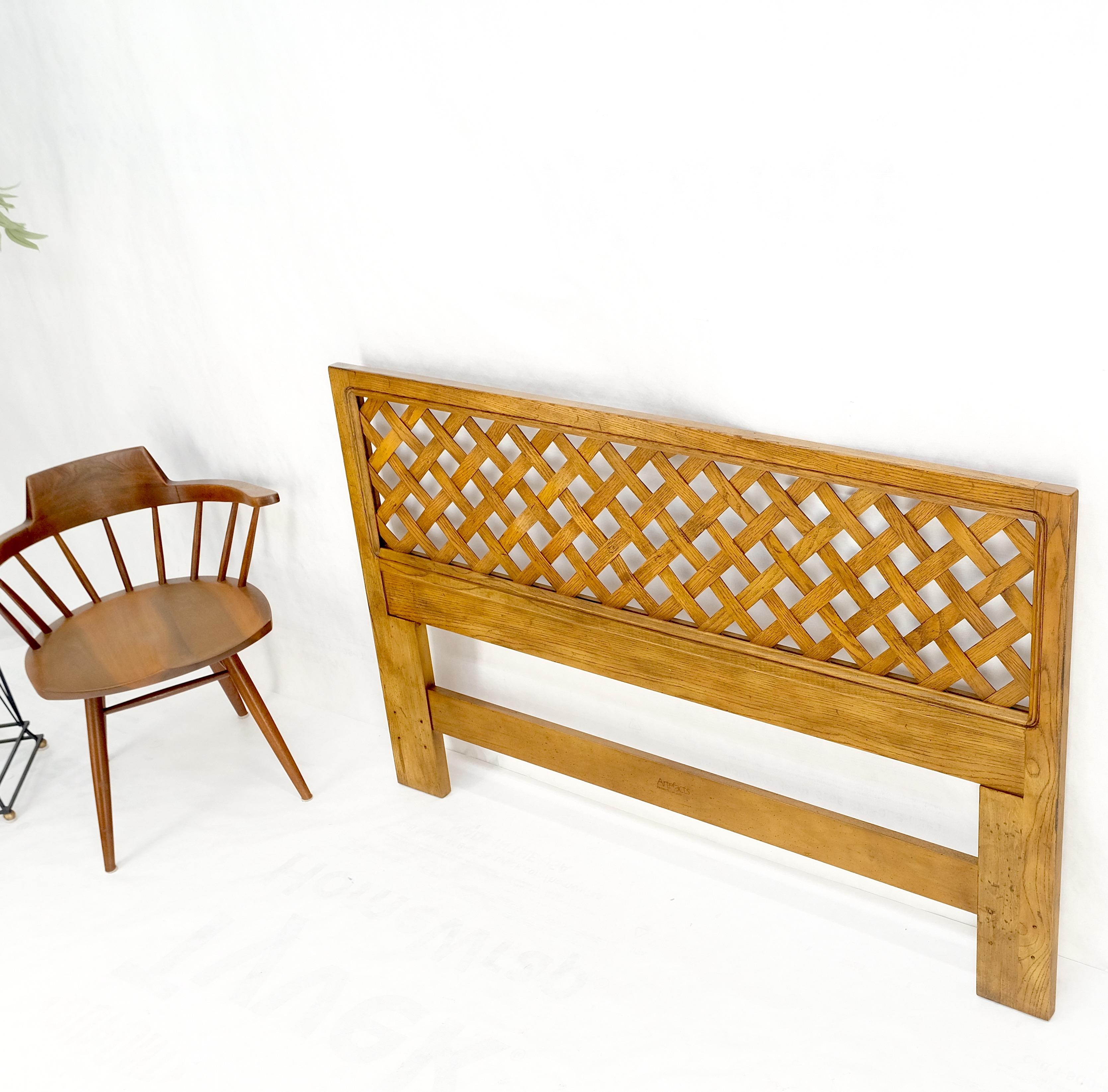 Henredon Lattice Queen or Full Size Headboard Bed Mint! For Sale 1