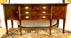 Henredon Mahogany Inlaid Server Buffet Sideboard Credenza Cabinet