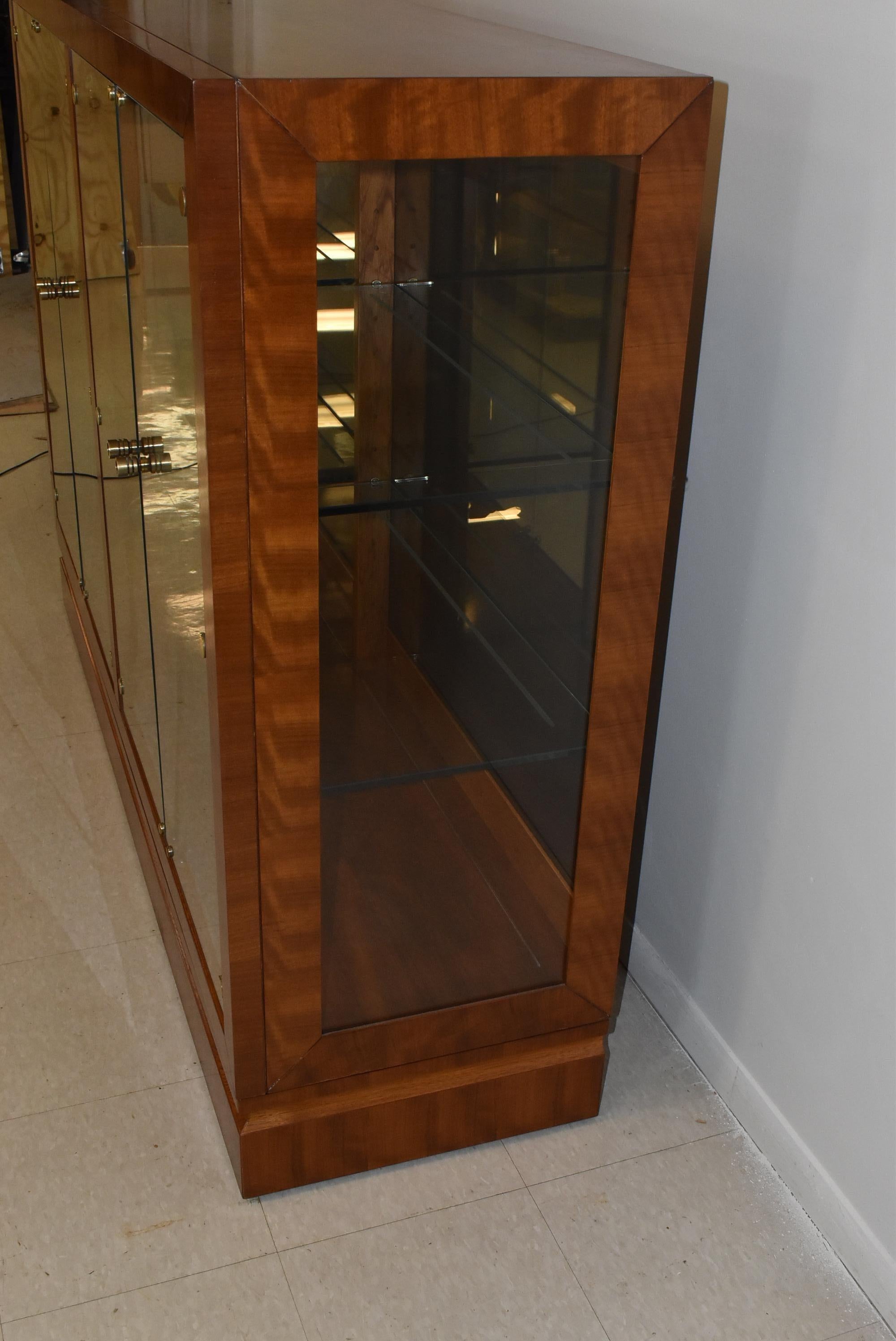 lighted cabinet display