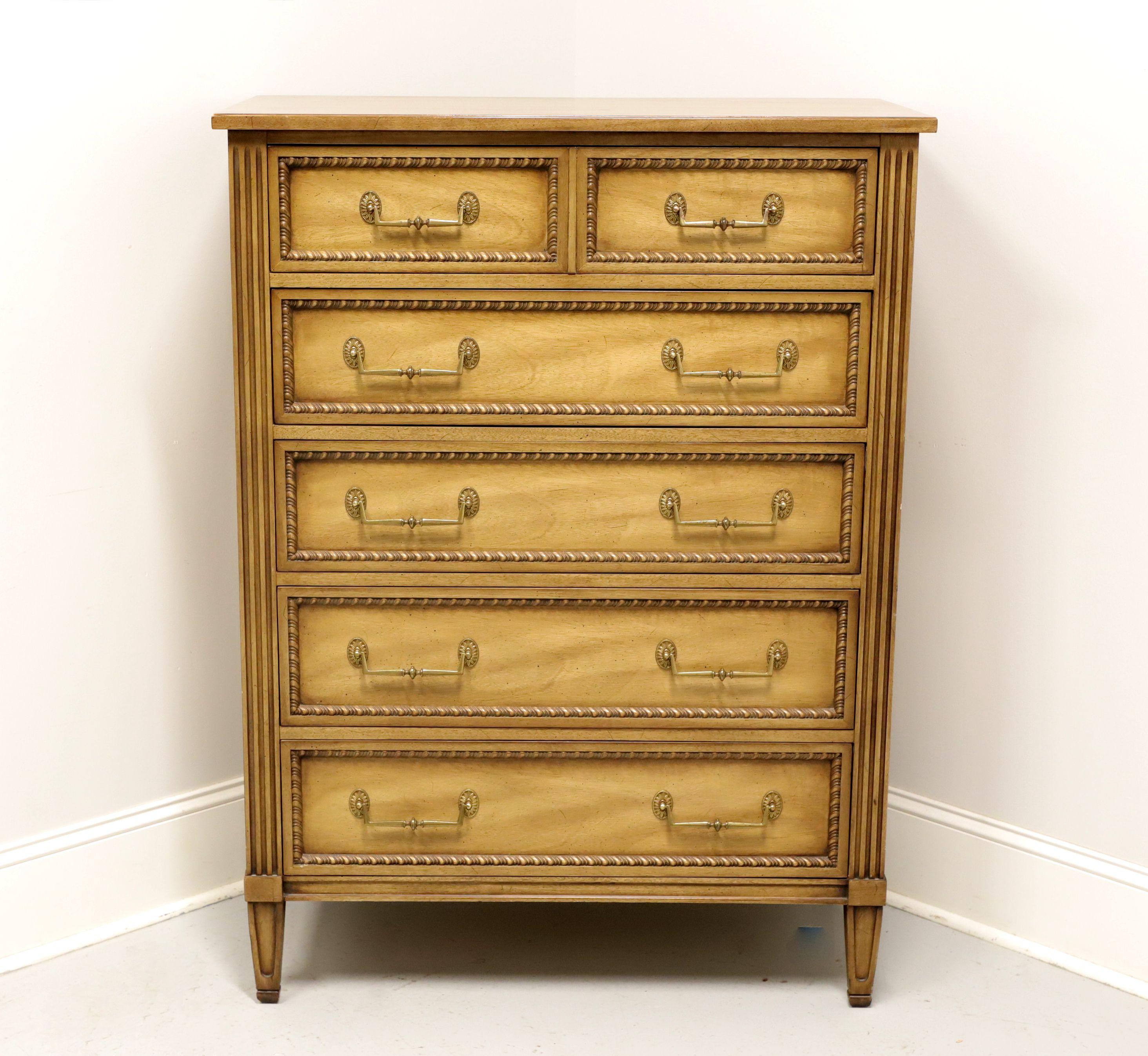 American HENREDON Mid 20th Century French Louis XVI Style Chest of Drawers