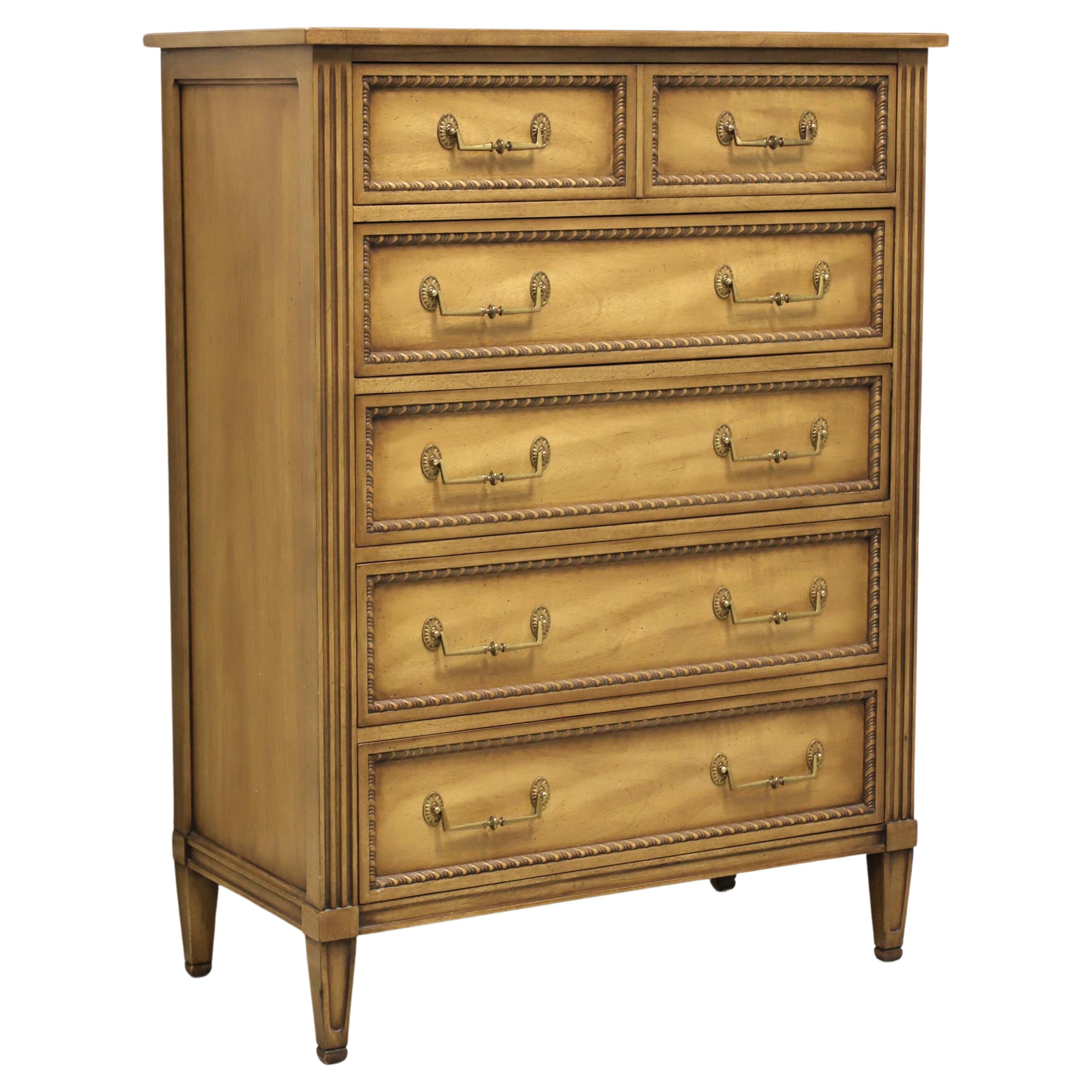 HENREDON Mid 20th Century French Louis XVI Style Chest of Drawers