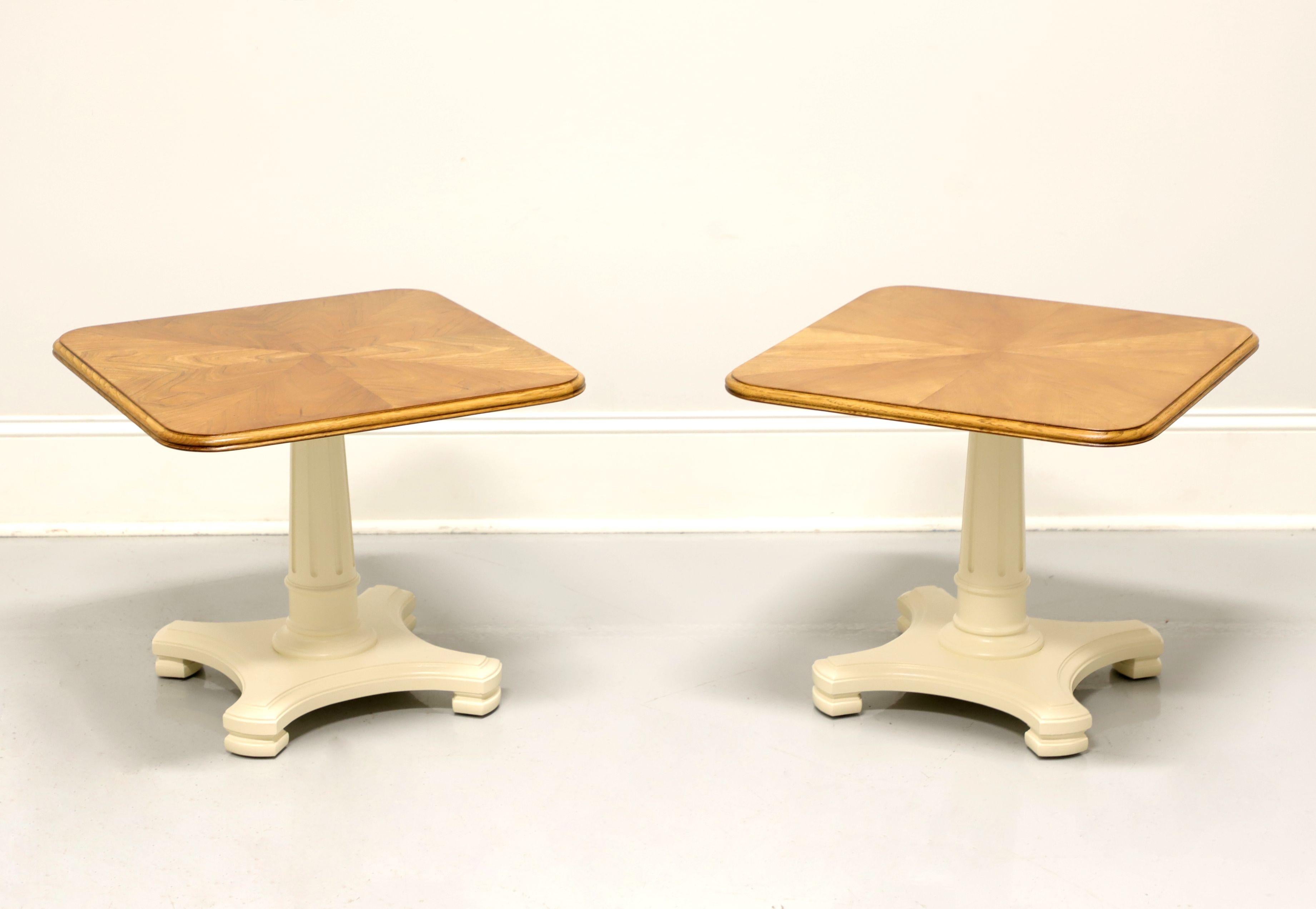 HENREDON Mid 20th Century Neoclassical Coffee Cocktail Tables - Pair For Sale 7