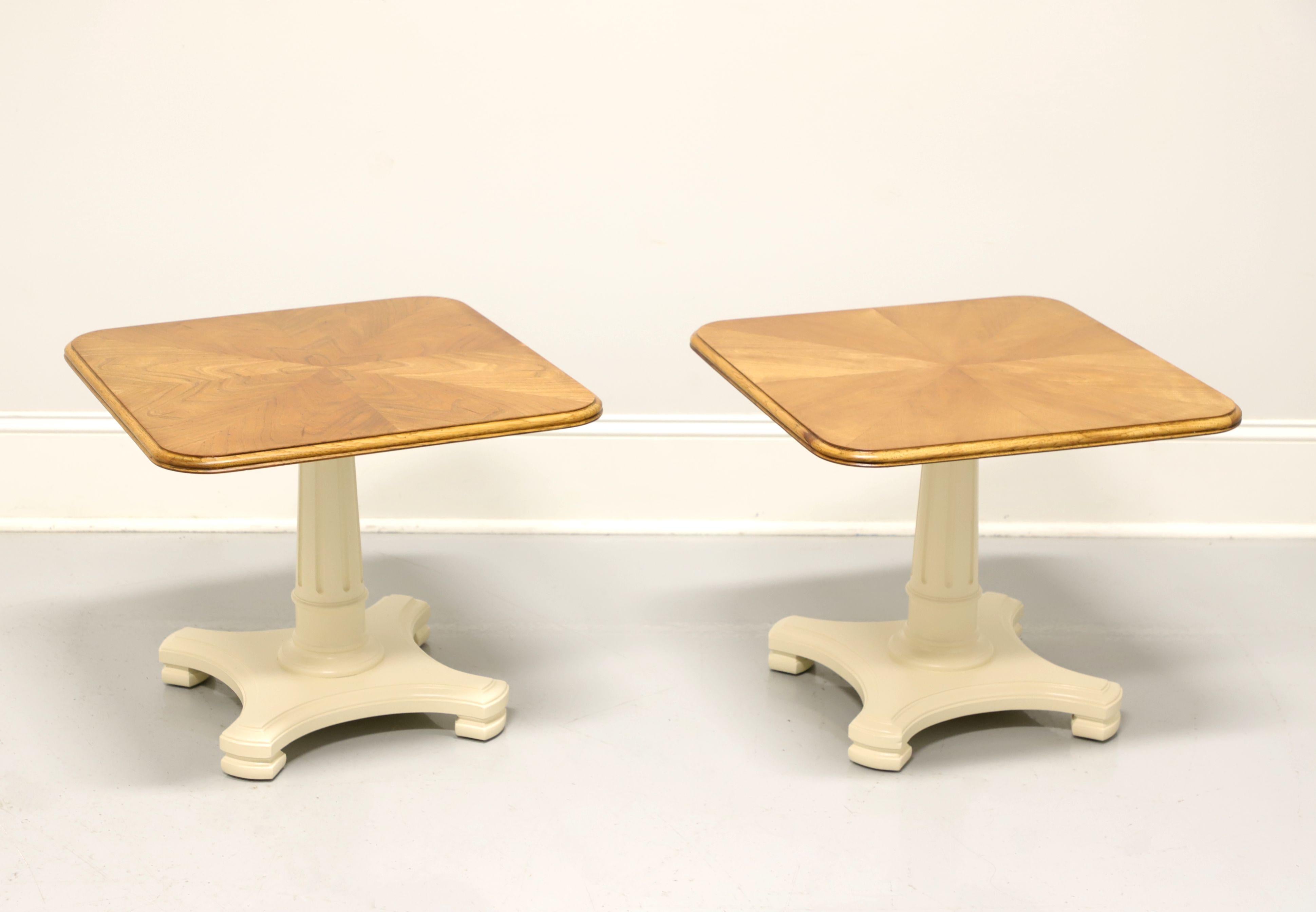 American HENREDON Mid 20th Century Neoclassical Coffee Cocktail Tables - Pair For Sale