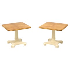 HENREDON Mid 20th Century Neoclassical Coffee Cocktail Tables - Pair