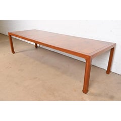 Henredon Mid-Century Hollywood Regency Chinoiserie Dining Table, Refinished