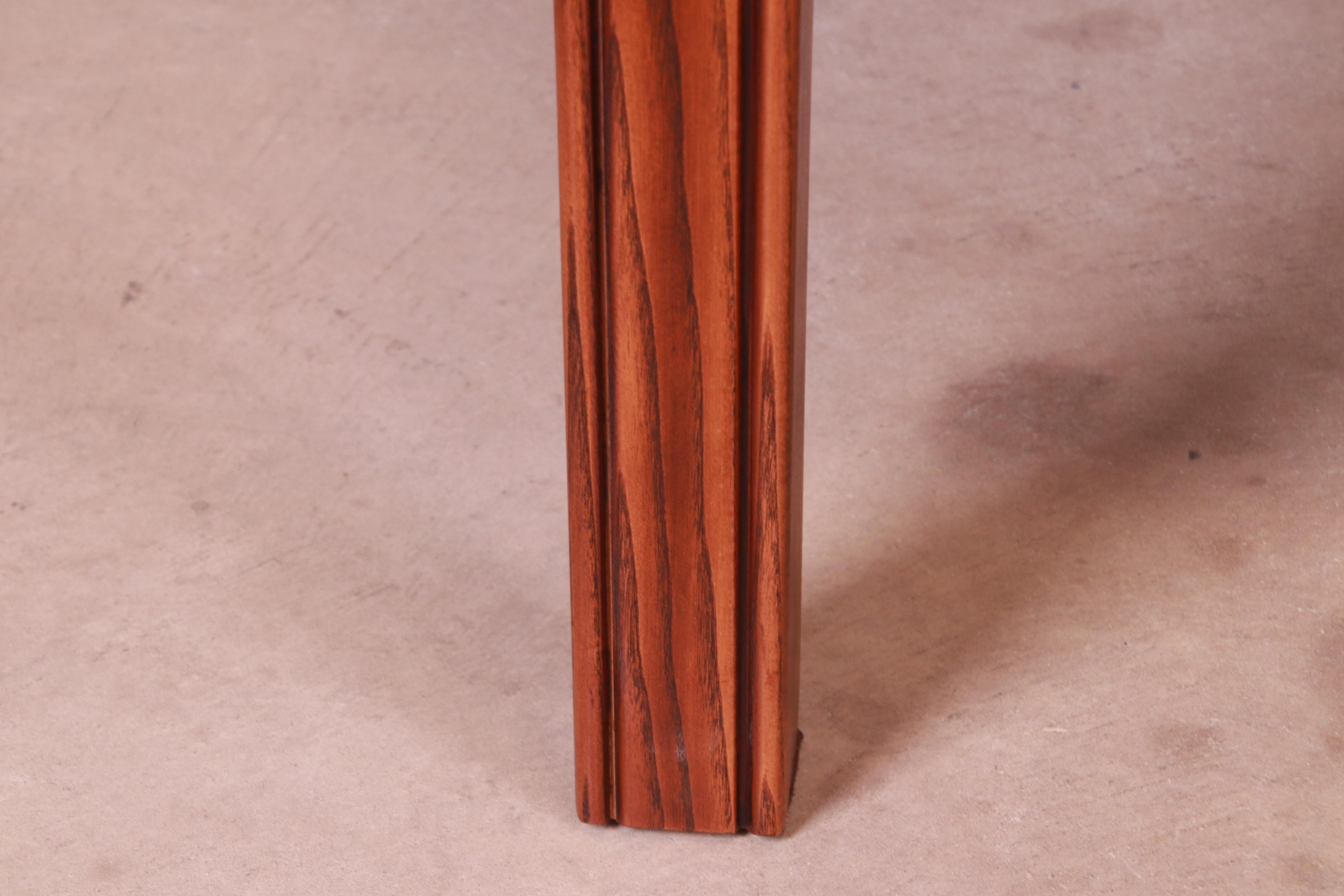Moderner Parsons-Esstisch aus Wurzelholz, Mid-Century Modern, neu lackiert im Angebot 10