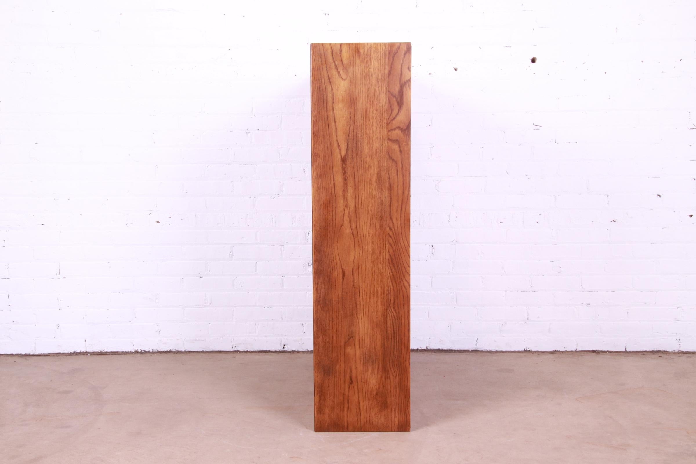 Henredon Mid-Century Modern Oak Bookcase 5