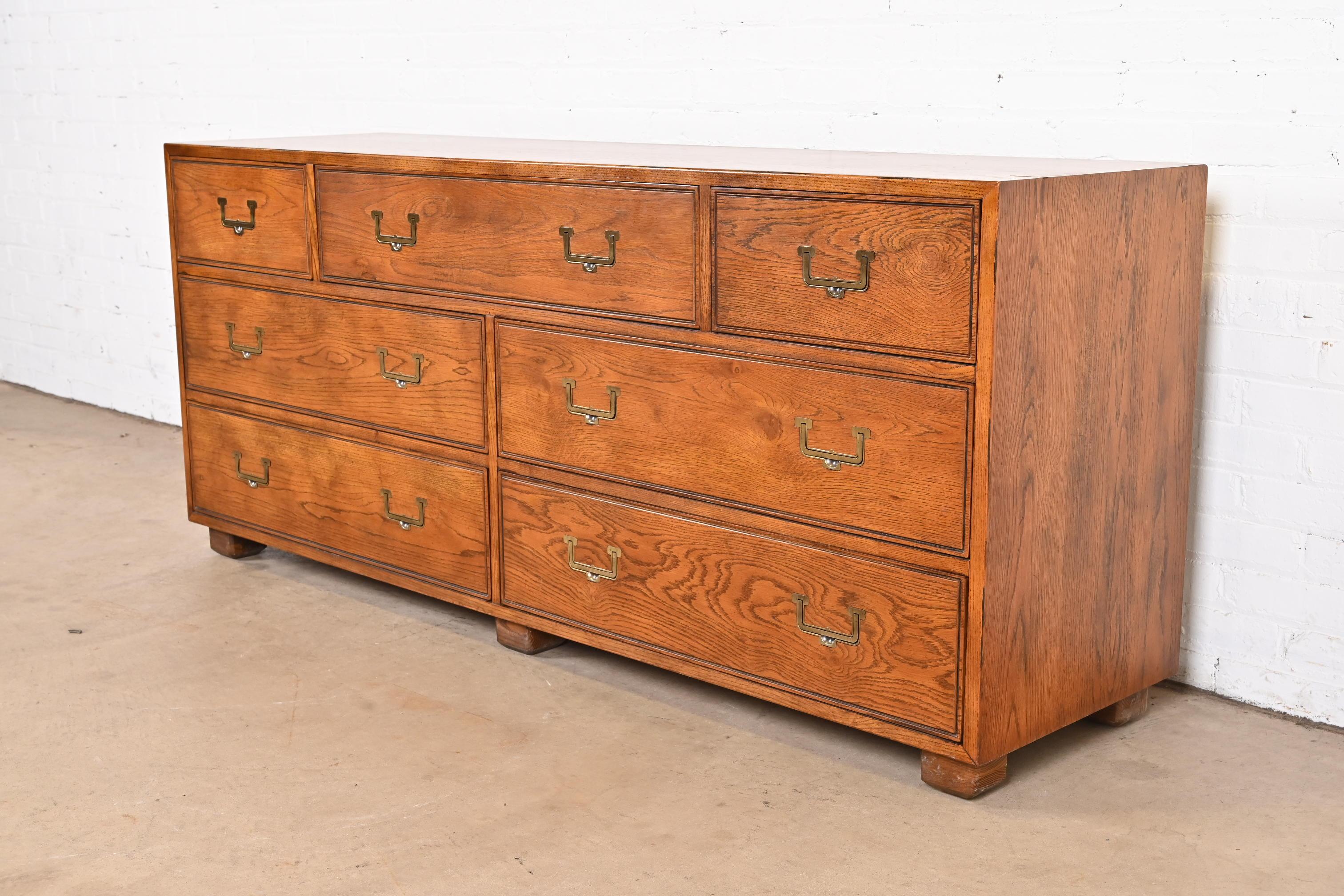 A gorgeous Mid-Century Modern Campaign style long dresser

By Henredon, 