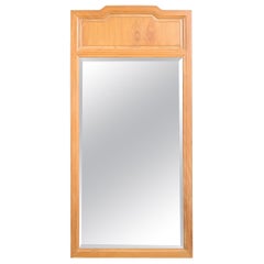 Miroir mural Henredon encadré en frêne sculpté, moderne du milieu du siècle dernier