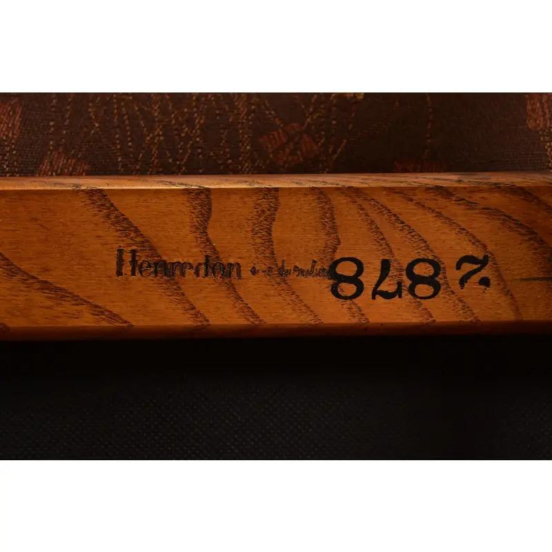 Sedie da pranzo con schienale alto in Oak Oak di Henredon, set di quattro persone in vendita 5