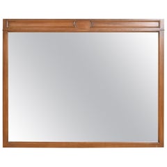 Henredon Mid-Century Modern Walnut Framed Wall Mirror