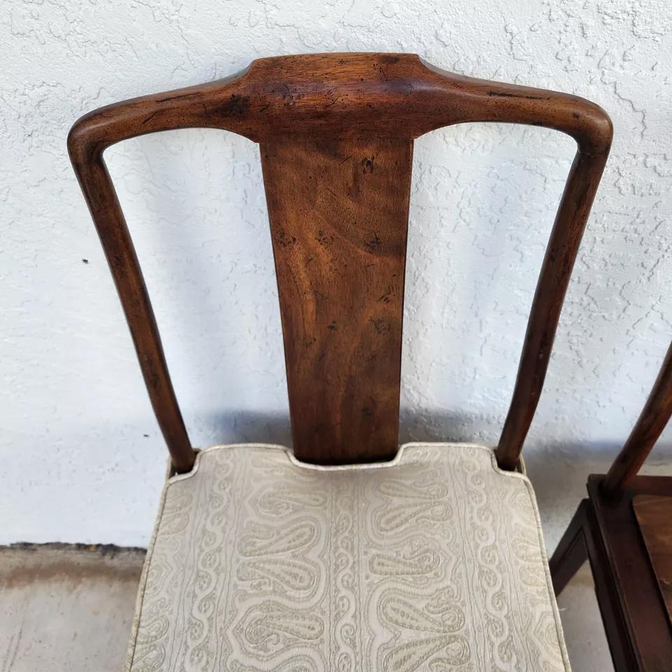Henredon Ming Asian Dining Chairs 1950s For Sale 4