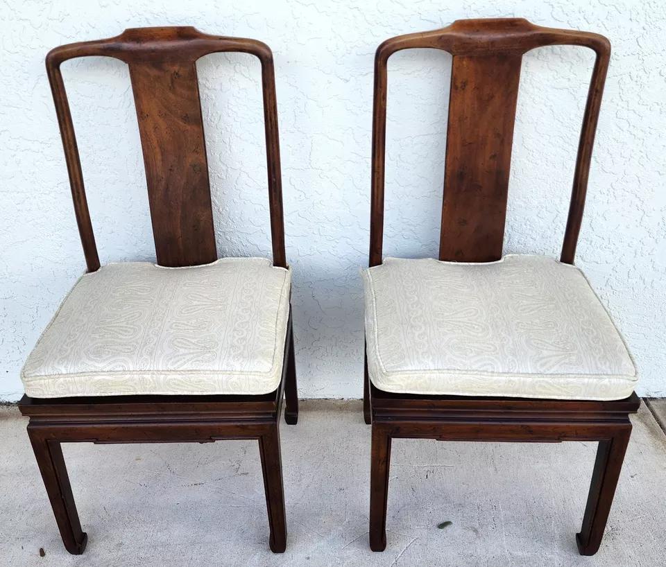 Henredon Ming Asian Dining Chairs 1950s For Sale 5
