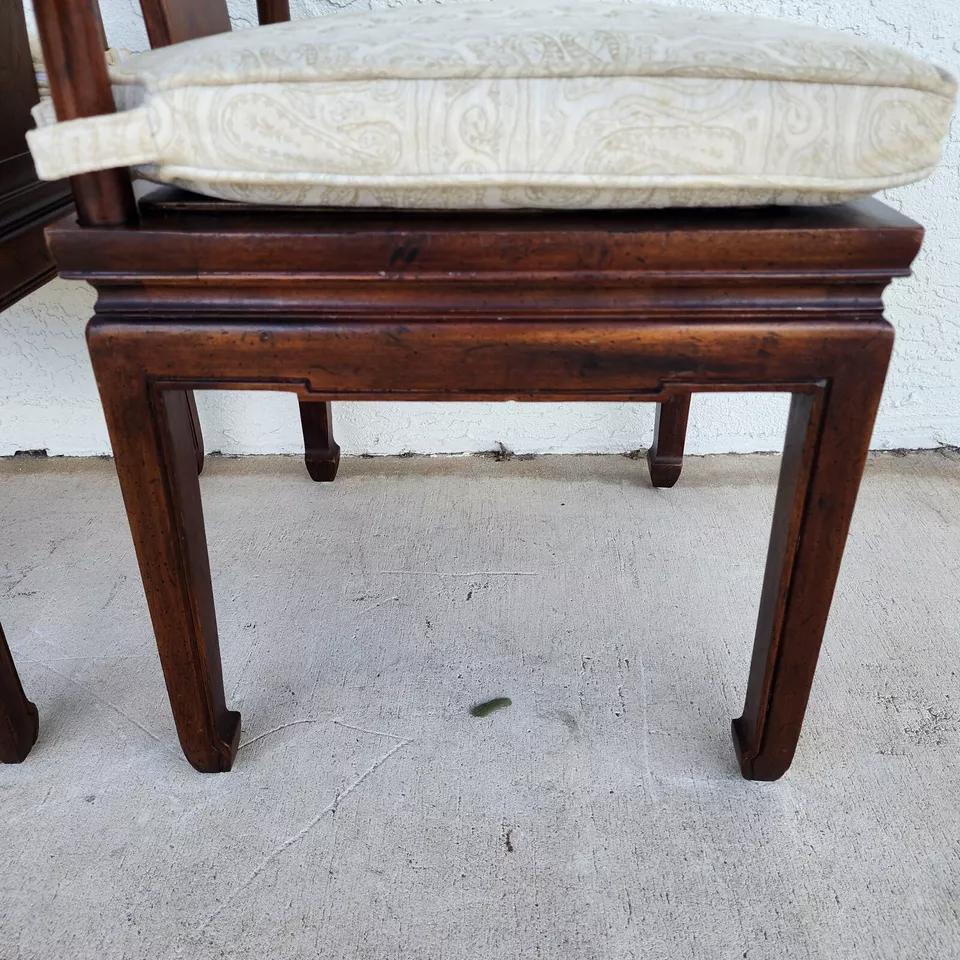 Henredon Ming Asian Dining Chairs 1950s For Sale 7