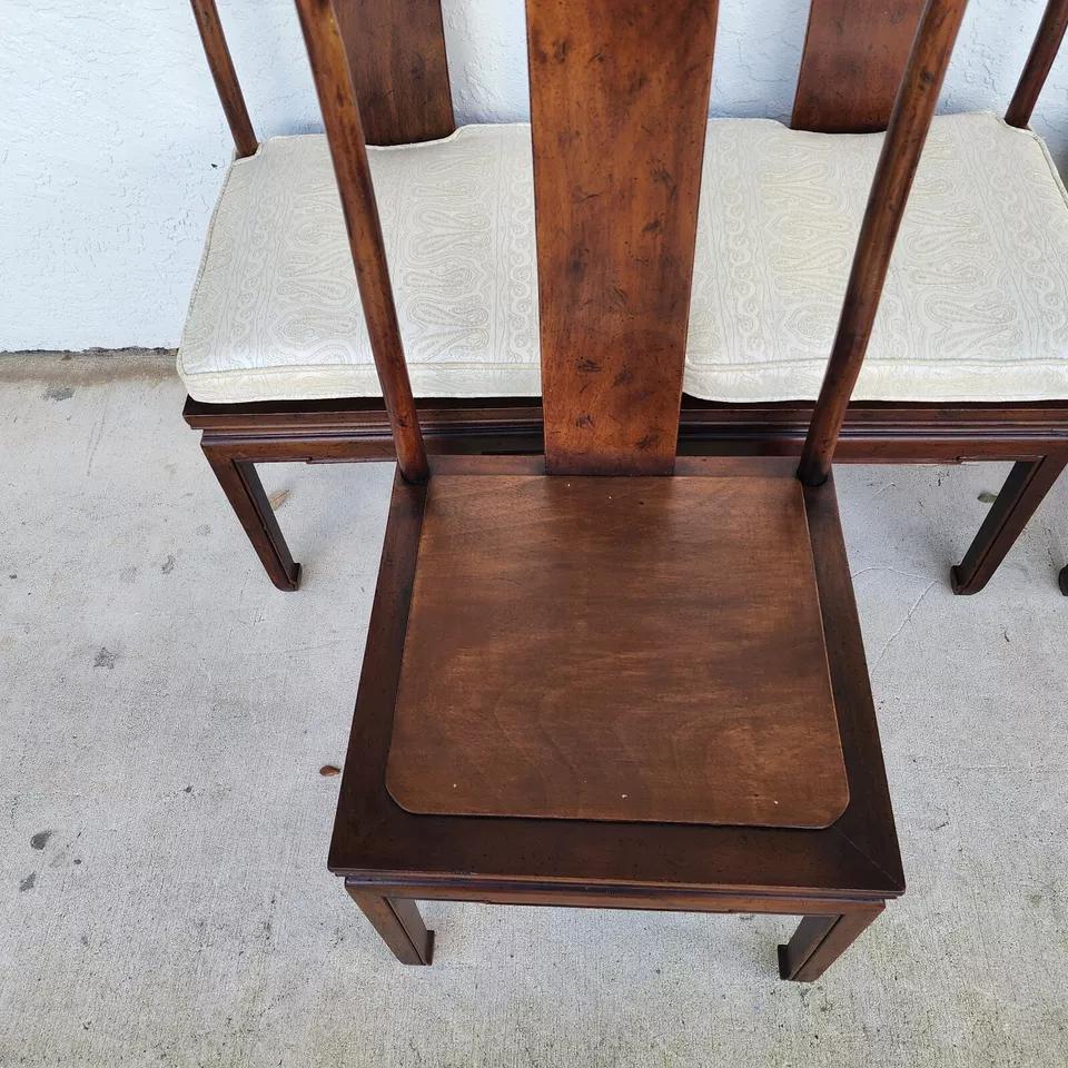 Henredon Ming Asian Dining Chairs 1950s For Sale 1