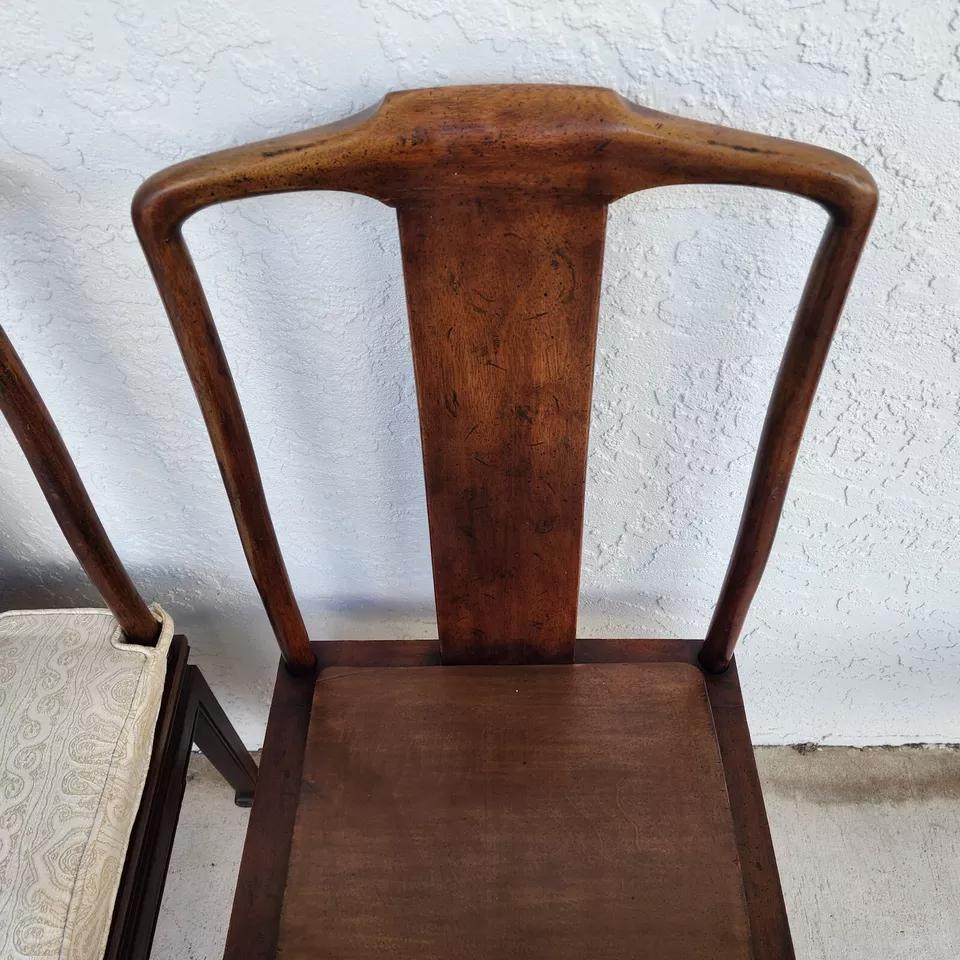 Henredon Ming Asian Dining Chairs 1950s For Sale 3
