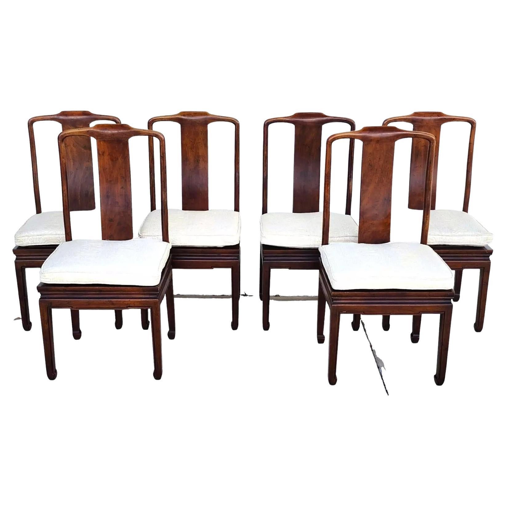 Henredon Ming Asian Dining Chairs 1950s