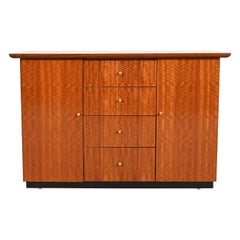 Mobile bar Henredon Modern French Empire in esotico Wood Daniella brasiliano