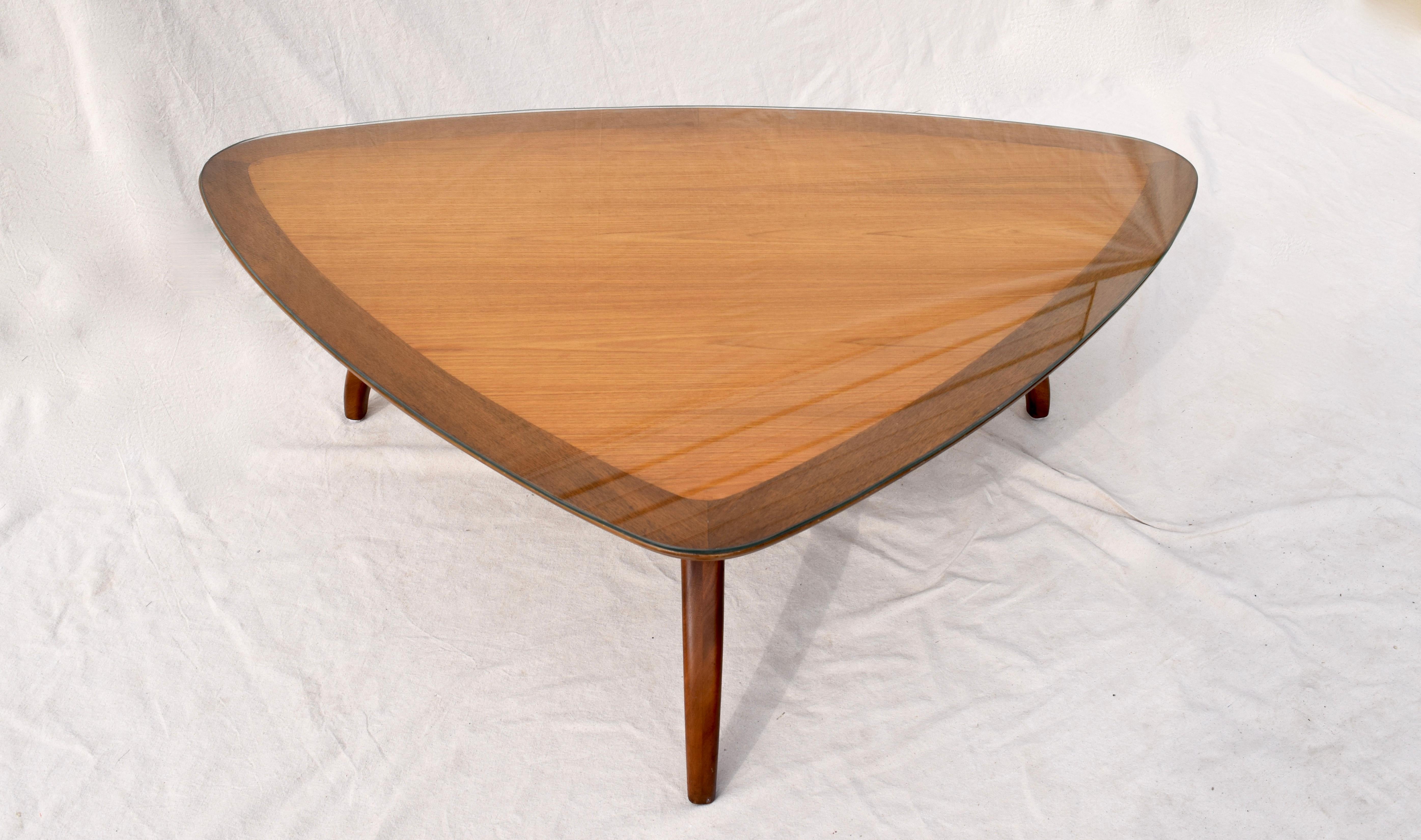 Mid-Century Modern Henredon Modern Triangular Coffee Table
