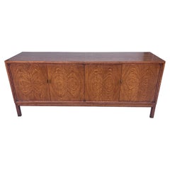 Henredon Oak Cabinet, Mid-Century Design, Brass Knobs, 1963