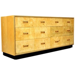 Henredon Olive Burlwood Scene Two Dresser