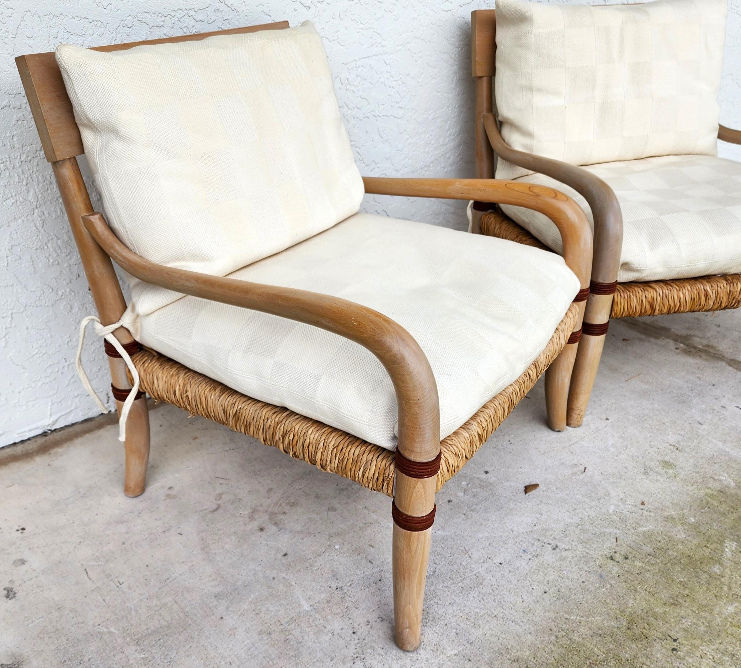 Pareja de sillones Henredon Palm Beach Coastal en venta 1