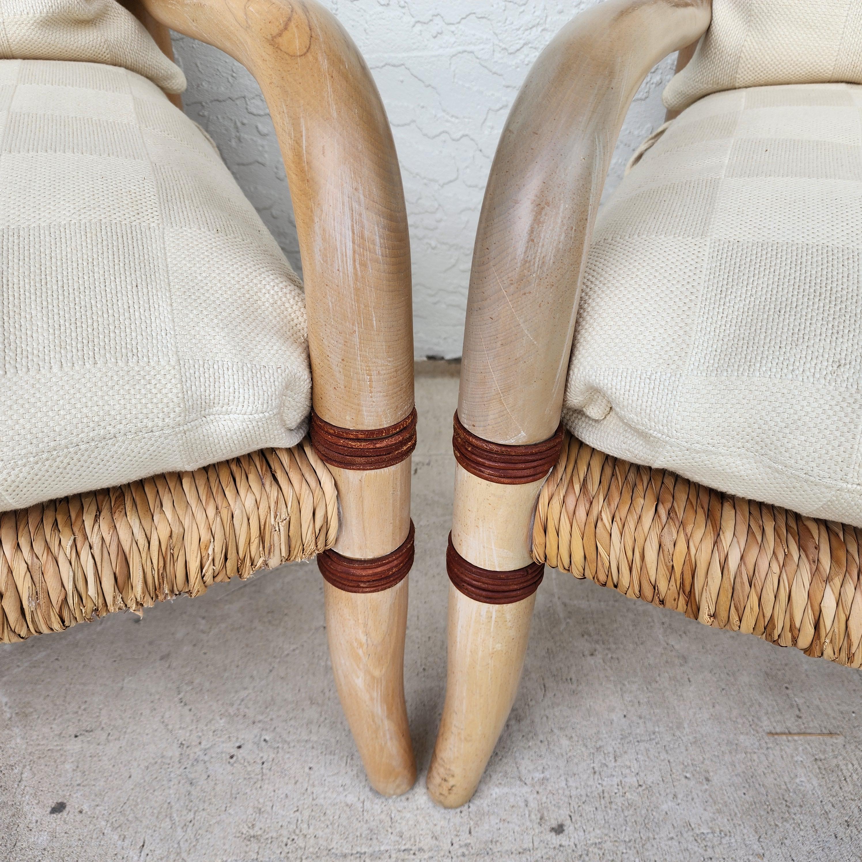 Pareja de sillones Henredon Palm Beach Coastal en venta 2