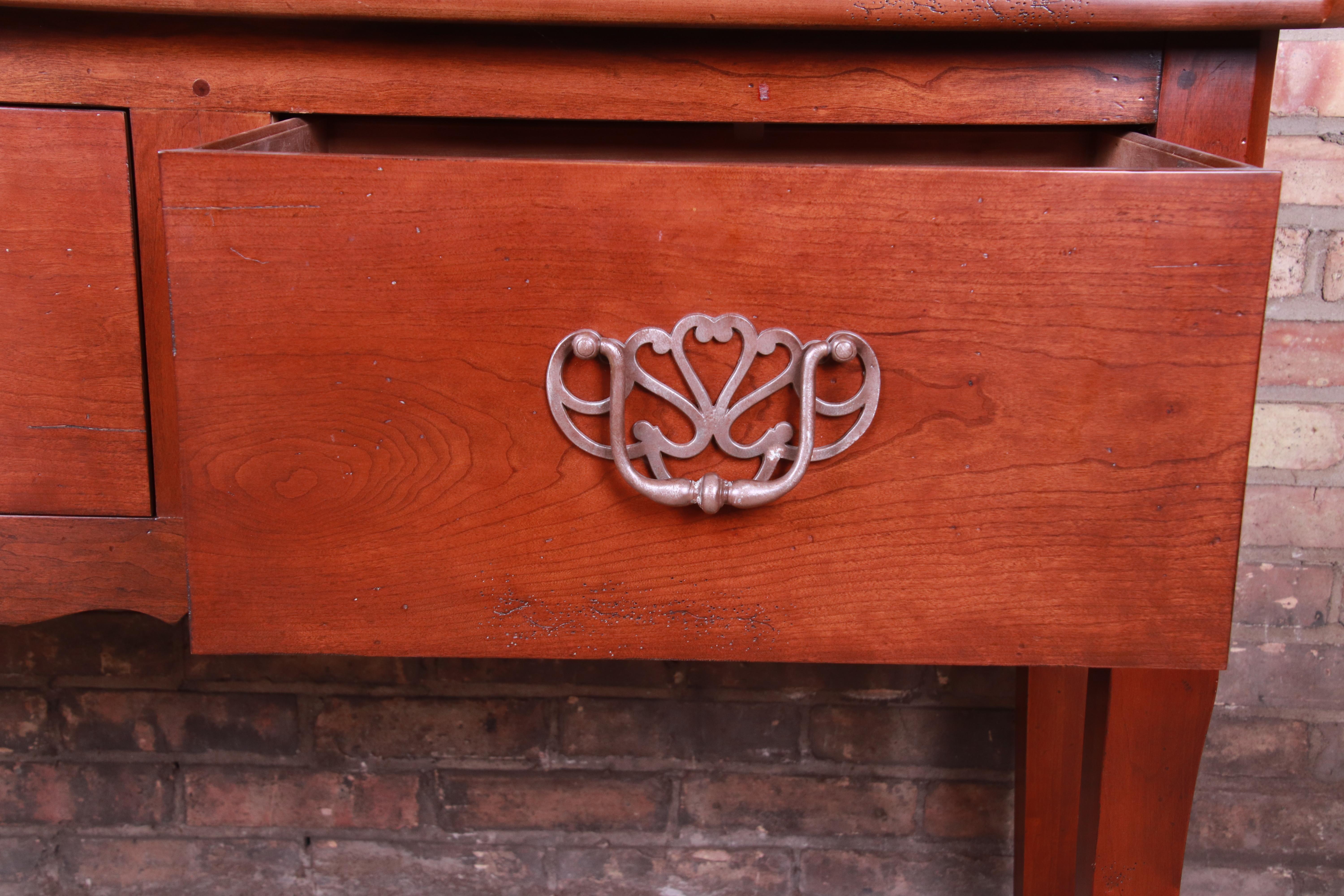 20th Century Henredon Pierre Deux French Country Solid Cherry Sideboard Server