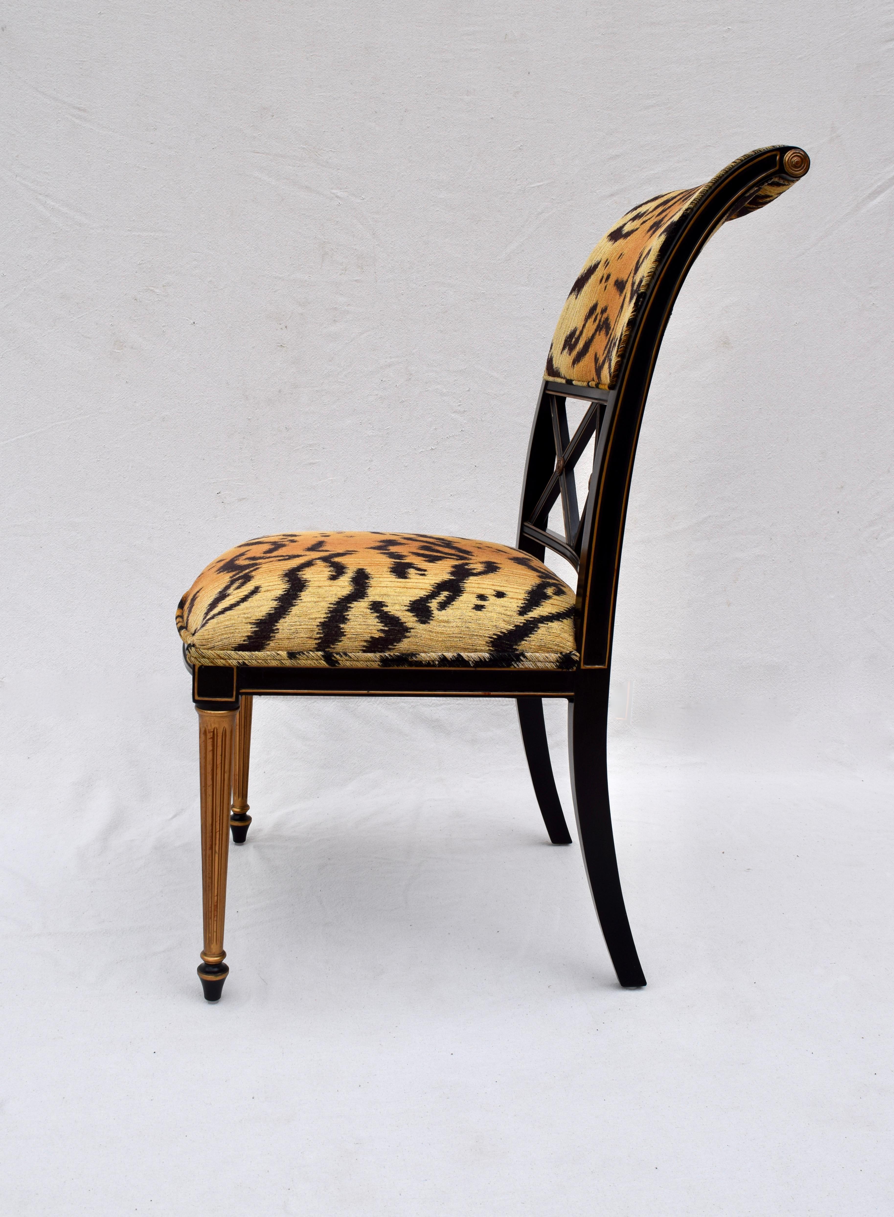 Henredon Regency Style Side Chairs in the Manner of Dorothy Draper 5