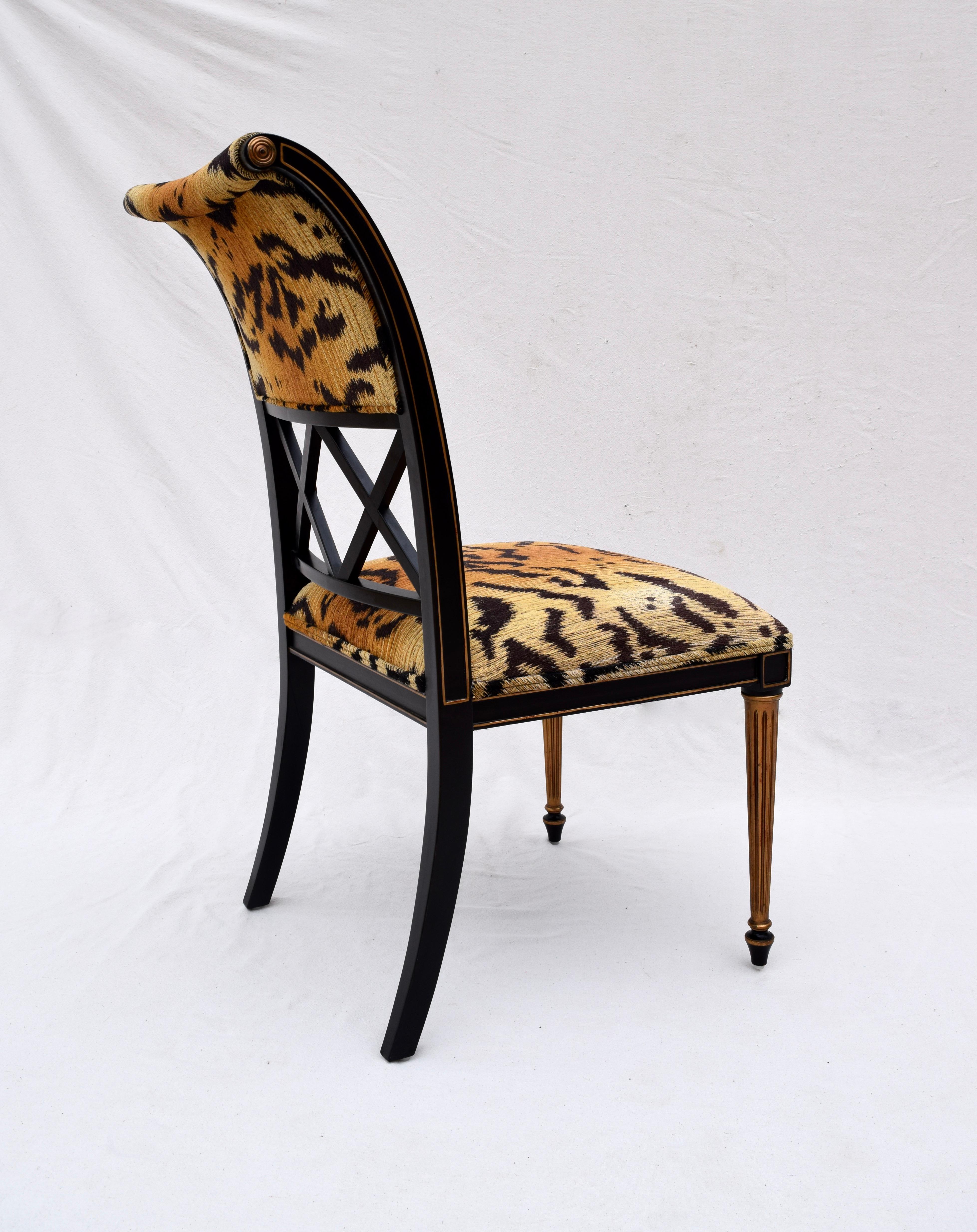 Henredon Regency Style Side Chairs in the Manner of Dorothy Draper 6