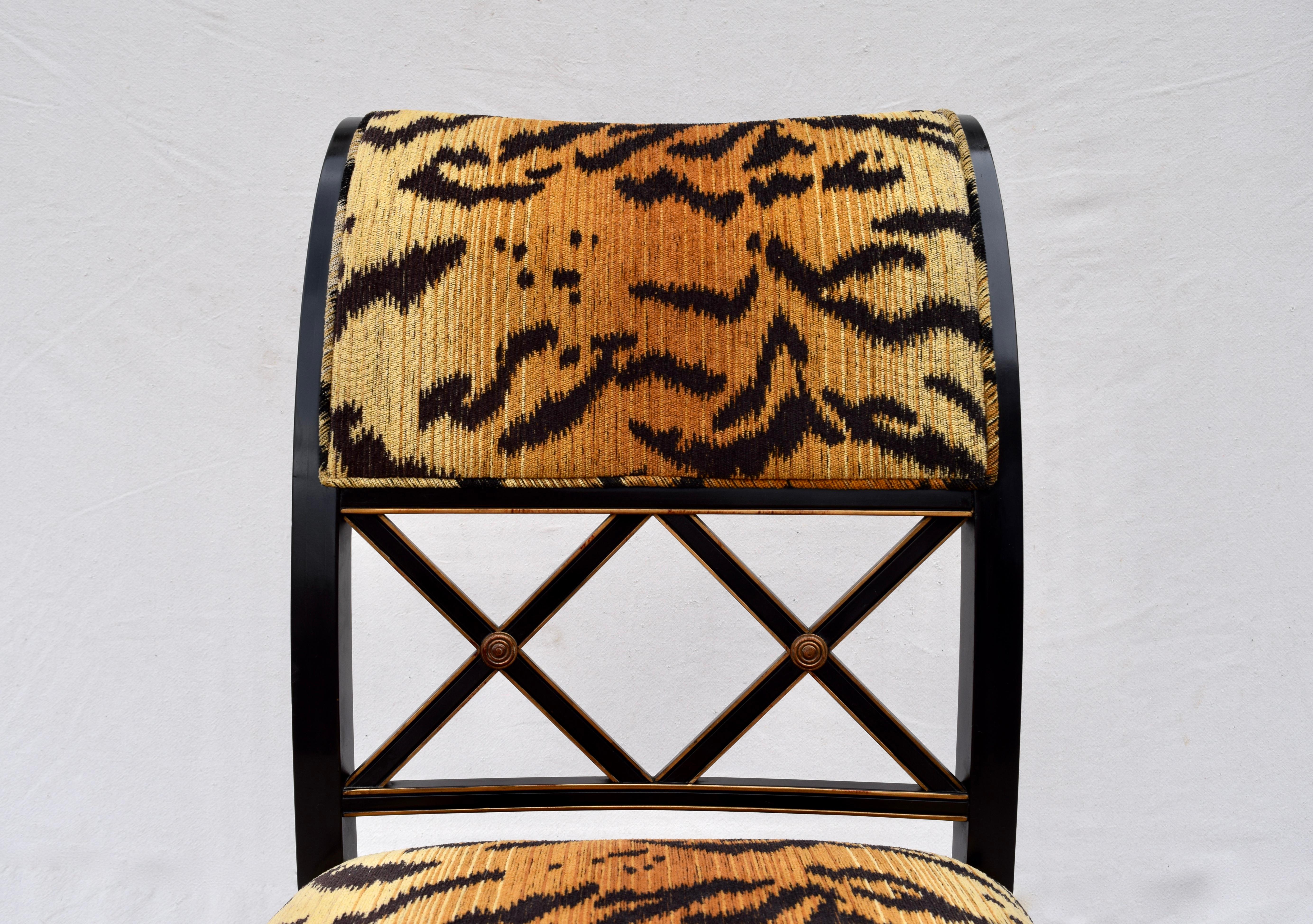 Henredon Regency Style Side Chairs in the Manner of Dorothy Draper 9