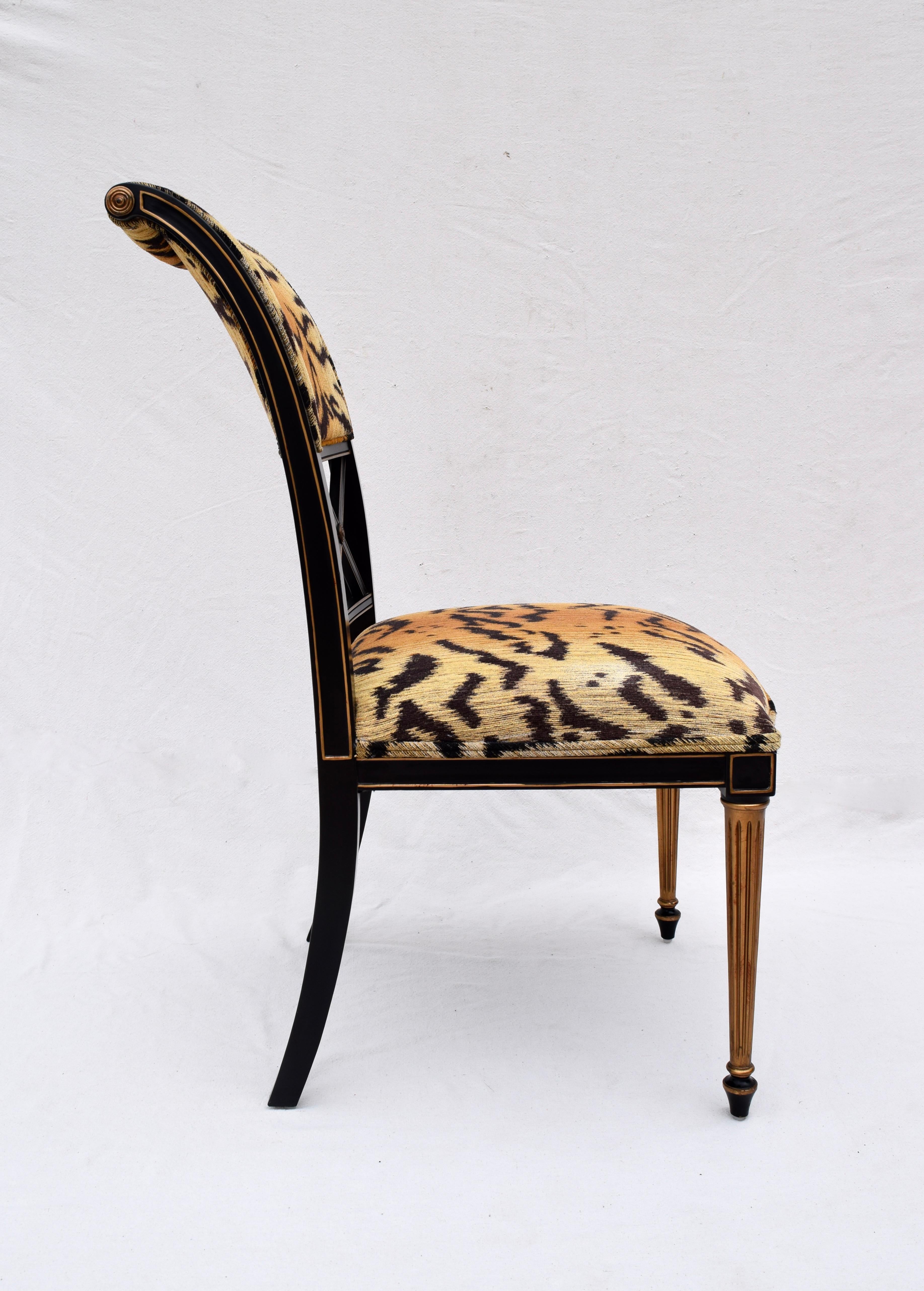 Henredon Regency Style Side Chairs in the Manner of Dorothy Draper 3