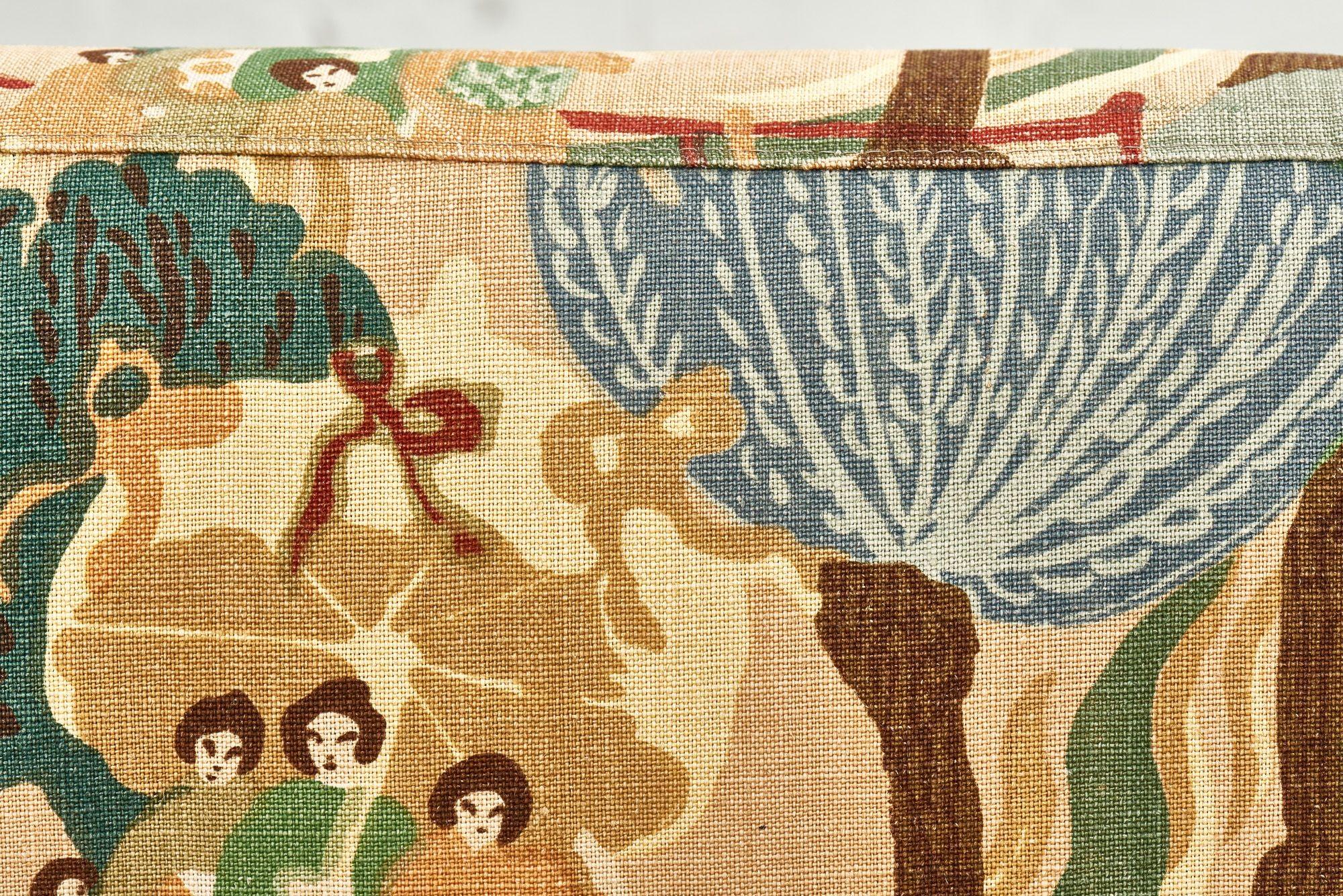 Henredon Risdon Partner Chaise Tete a Tete from the 1945 Collection 7