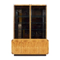 Henredon Scene II Crédence et huche en bois d'ébène du milieu du siècle