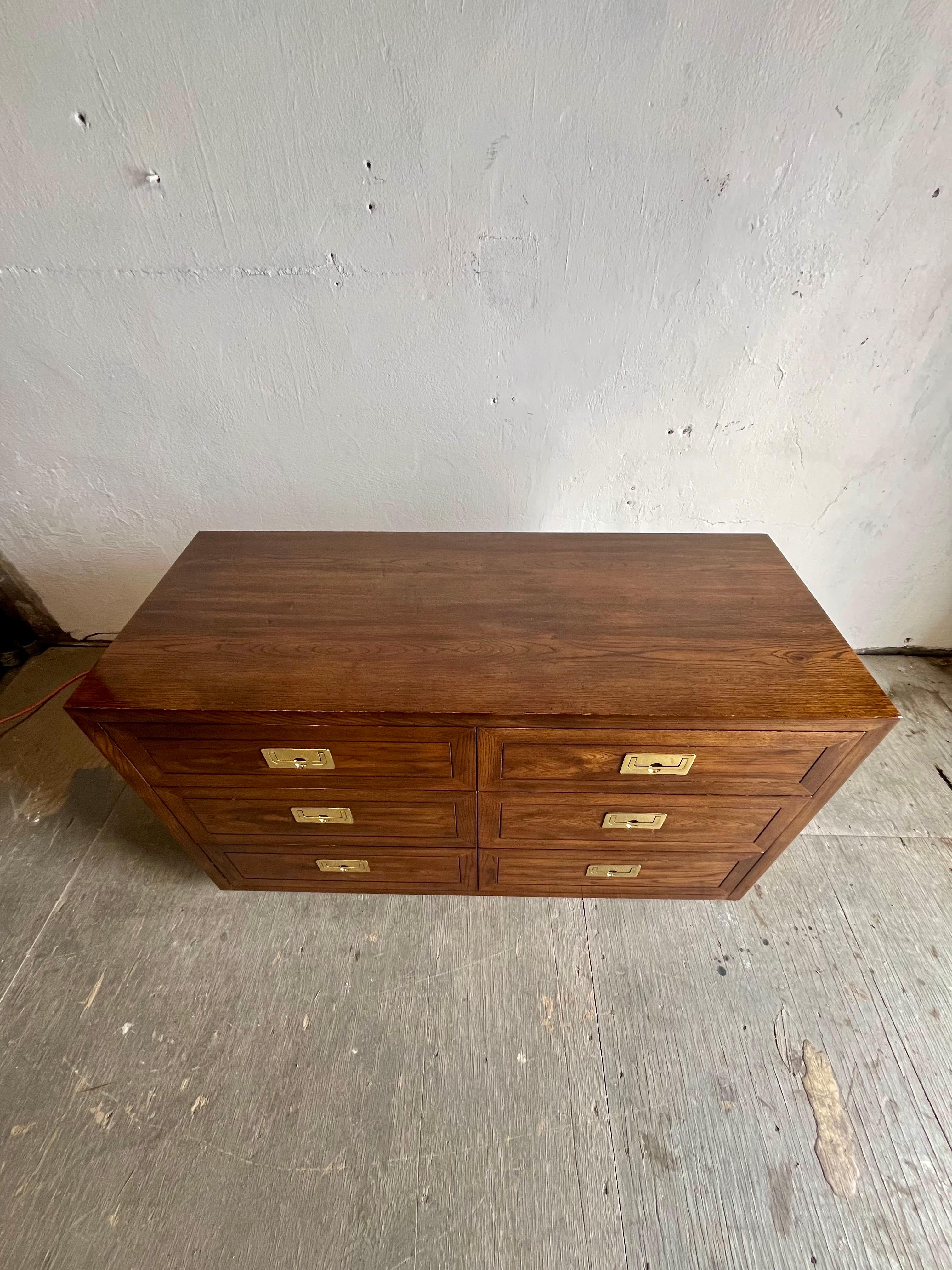 Henredon Scene One Campaign Chest of Drawers For Sale 2