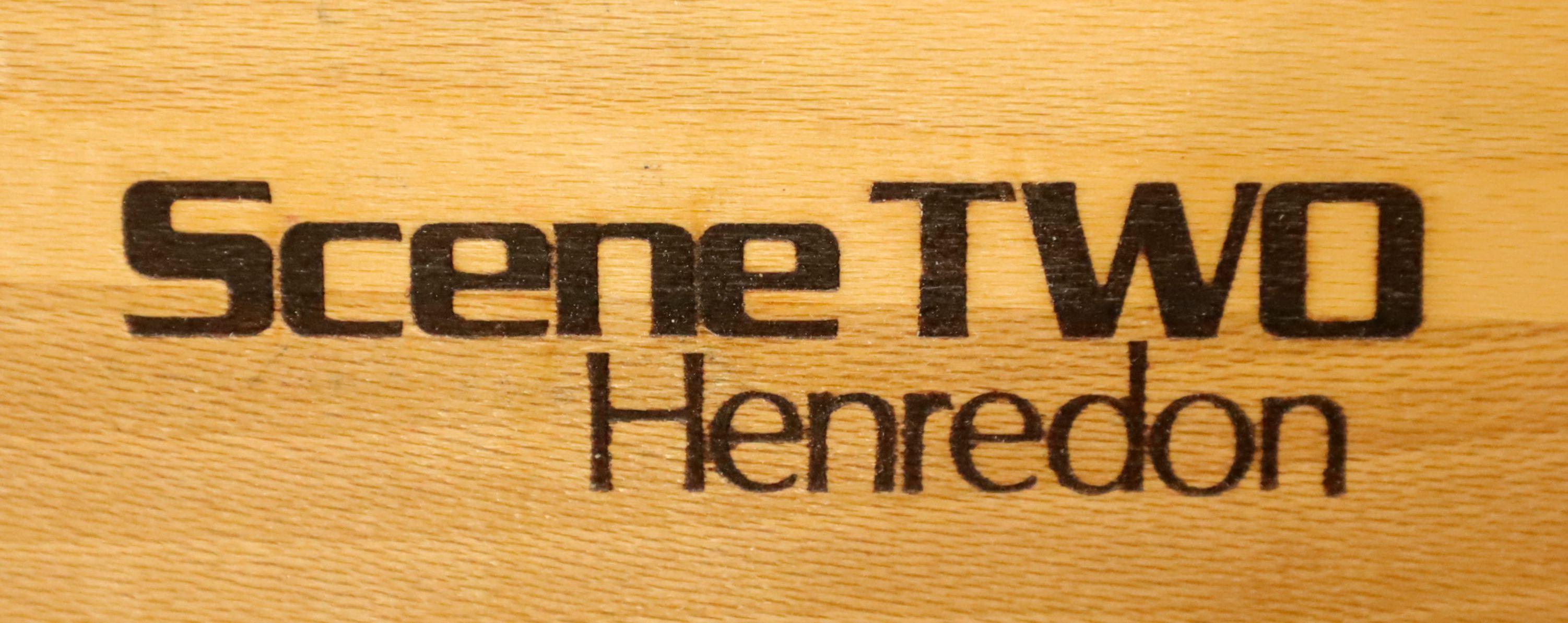 HENREDON Scene Two Art Deco Olive Wood Nightstands / Bedside Chests - Pair 6