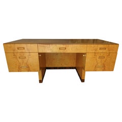 Henredon Scene Two Burl Executive Desk