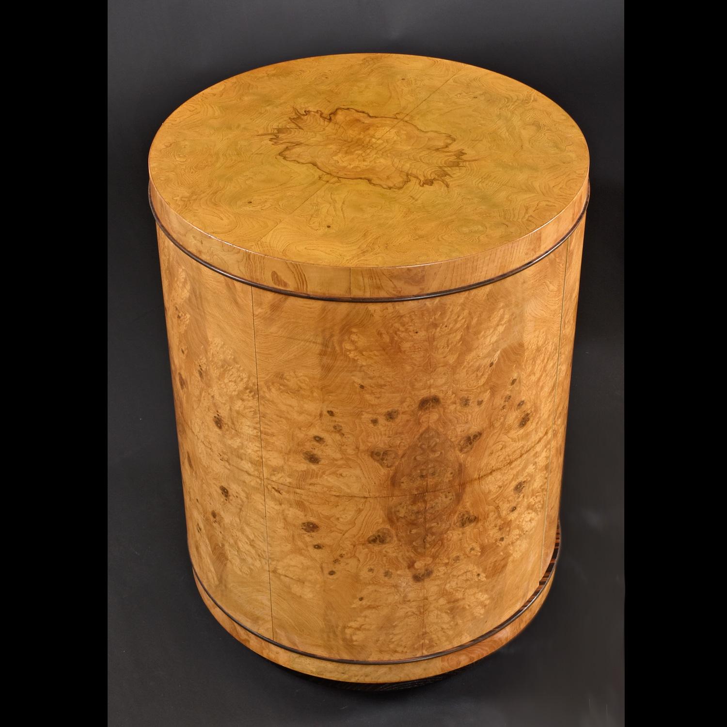 henredon drum table