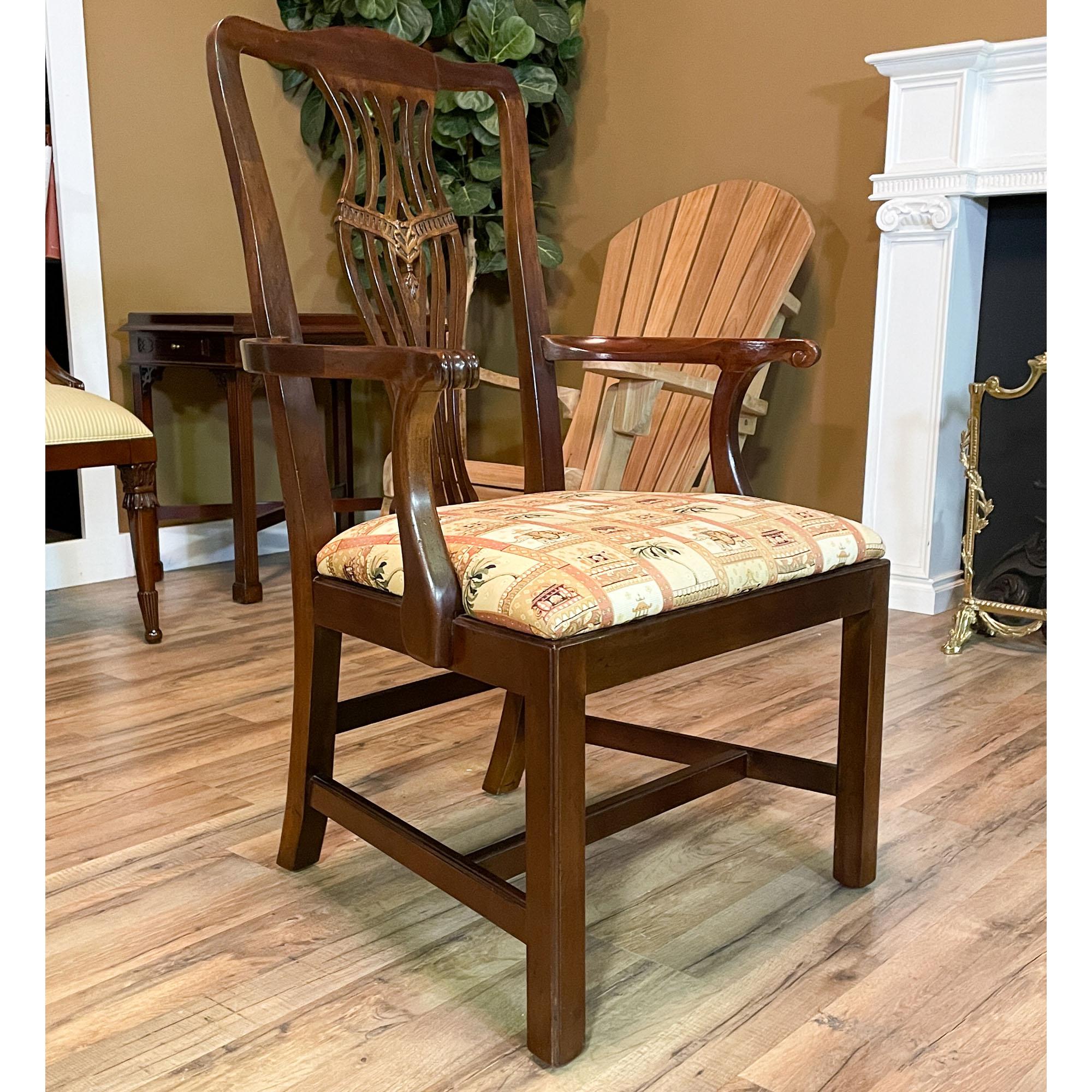 Henredon Set of 6 Vintage Chairs In Good Condition For Sale In Annville, PA