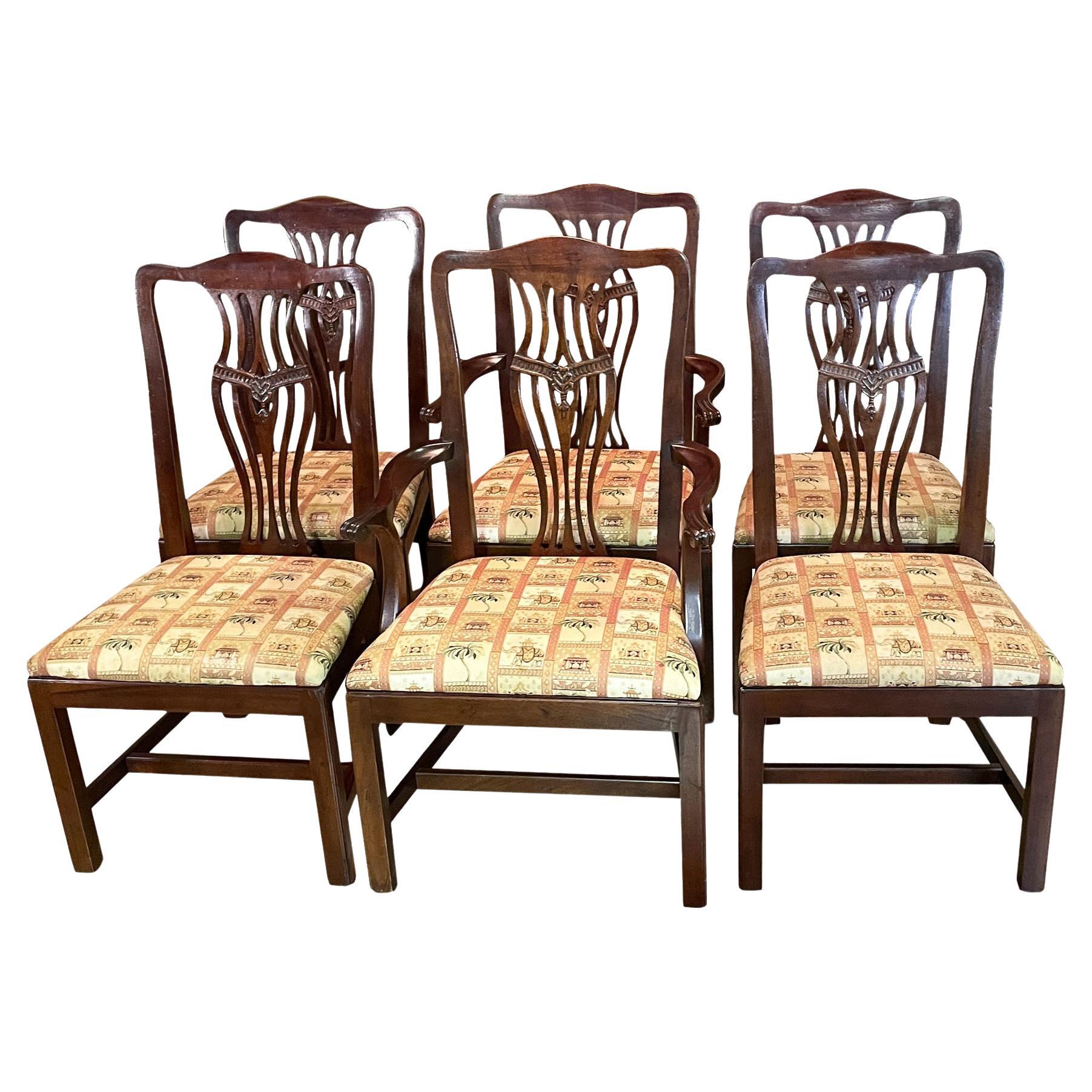 6er-Set Vintage-Stühle von Henredon