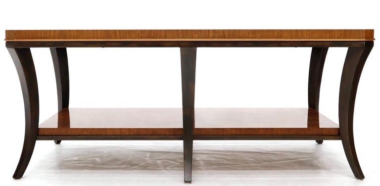 Henredon Six Legged 2 Tier Coffee Table For Sale At 1stdibs