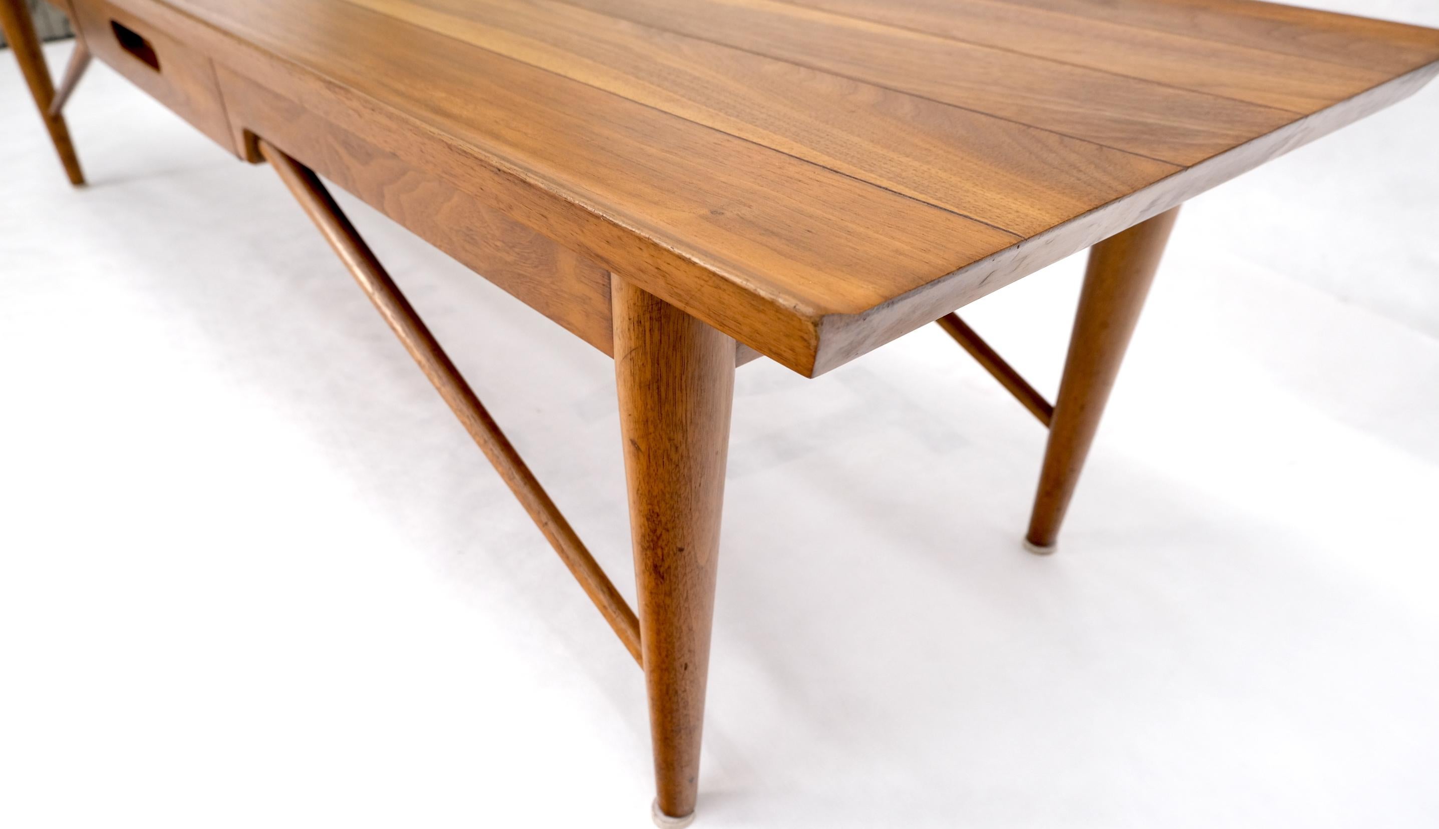 Henredon Solid Walnut Bench Coffee Table  For Sale 1