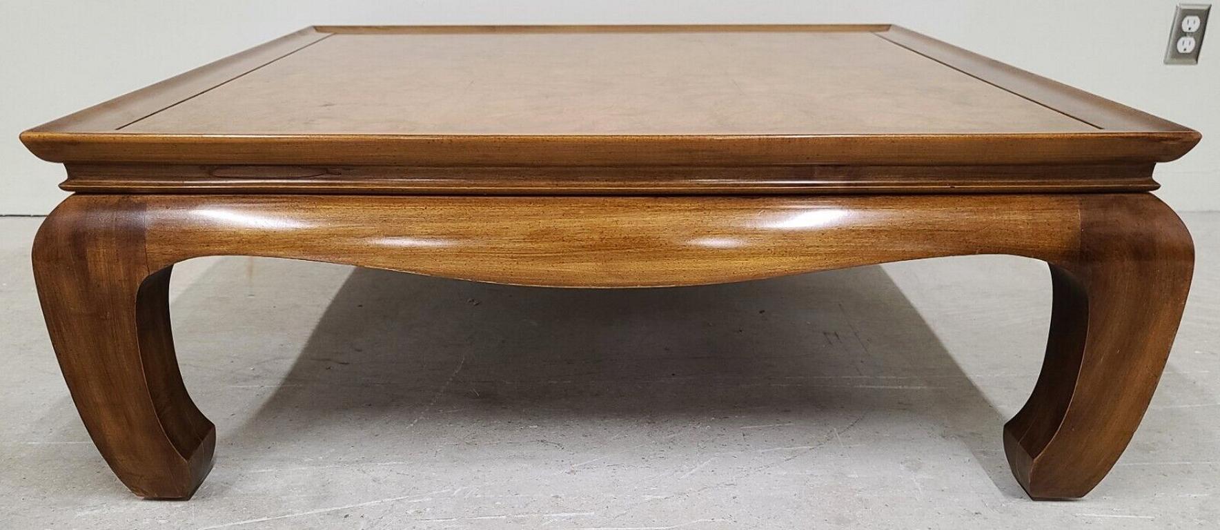 henredon asian coffee table
