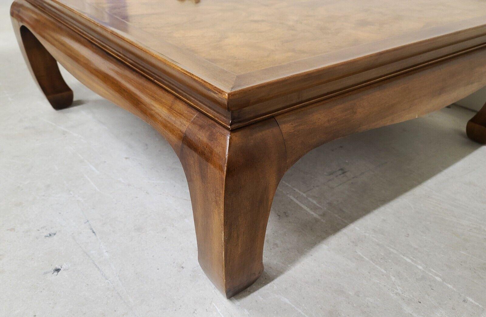 henredon ming coffee table