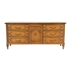 Henredon Style French Regency Louis XVI Fruitwood Long Dresser, Circa 1960s